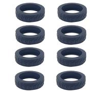 Geavonyg 8pcs Proteja Sus Ruedas De Equipaje Con Cubiertas De Silicona Duraderas Reducen Ruido Rodante.