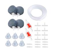 Geavonyg Accesorio De Burbuja Oxigenación para Amantes Los Peces Y Propietarios Acuarios Difusor Piedras Aire Cultivo Plantas Tubería Línea Aérea Pecera