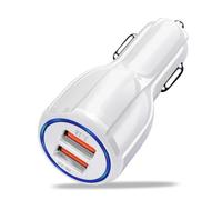 Geavonyg Adaptador Rápido De Solución Rápida 2 Puertos Carga Inteligente para Total 30W para Compatibilidad Amplia con Autobuses Y Camiones