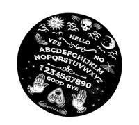 Geavonyg Alfombrilla para Ratón con Diseño De Calavera Astrología Péndulos Tarots Altares Antideslizantes Tarots Almohadilla Tarjetas Fiestas Juegos Péndulos