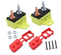 Geavonyg Auto Reset Breakers Overcurrent Protector 20A 12/24V Applications Plastic Winged Mounting Base with #10-32 Bolt Mounting Automatic Reset Overcurrent Protector