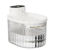 Geavonyg Bebedero para Gatos con Cuenco De Agua Circulante para Múltiples Animales Dispensador Doméstico para Gatos Fuente Inalámbrica para Mascotas