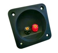 Geavonyg Caja De Altavoces 2 Vías Car STEREOS ANDECESOS Post Strare Spring Cup Conectores Altavoces Unión Panel Posterior Post Conectores