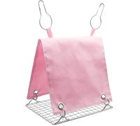 Geavonyg Cama para Pájaros ChewProof Casa Colgante Hamaca Tienda Base De Acero Periquitos De Tamaño M Agapornis Diseño Térmico Cama Pájaros Colgante Escondida Cacatúas