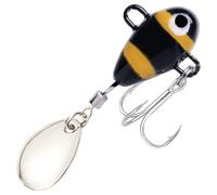 Geavonyg Cebos VIB Duros De 5cm Señuelos Hundidos Aparejos Pesca Señuelo Giratorio Cuchara Pesca Cebos Jigging Gancho Señuelos Vibración Realistas para Pececillos