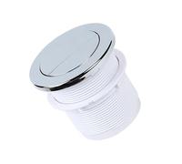 Geavonyg Cierres Automáticos Válvulas De Drenaje Doble Botón Neumático Botón Puerta Inodoro Alto Flujo Accesorio para Tanques Cobre ABS Accesorios para Drenajes Rápidos