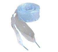 Geavonyg Colorido Lace De Zapato Transparente 100 Cm/120 Cm Reemplazo Cordones Longitud Para Mujeres Zapatillas Bota Gasa Caminar Caminar