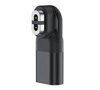 Geavonyg Conector De Auriculares Magnéticos 90 ° Adaptador Auriculares Bending Conducción Ósea con Agujero Cordón para ASHOKZ AS800 AS803 Adaptador Carga Magnética