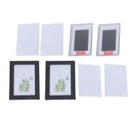 Geavonyg De Impresión Patas Mascotas con 2 Uds. Marco Fotos Y Tampografía para Bebés Y Perros Recuerdos Gatos Regalo Conmemorativo Impresiones Patas