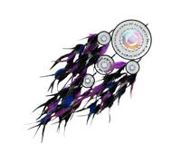 Geavonyg Decorative Dreamcatchers with Feathered and 3D Colorful Owl Hanging Ornament for Bedroom and Modern Homes Wall Decors Handmade Craft