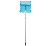 Geavonyg Espumaderas De Red para Piscina Limpieza Hojas Natación Rastrillo Malla Fina Varilla Aluminio Limpiador Hojas Suministros para Estanque Limpiador Estanque Confiable