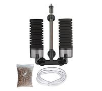 Geavonyg Filtro De Esponja Bioquímica para Acuario Filtro De Espuma con Ventosas Silencioso para Peceras Pequeñas Y Medianas