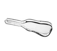 Geavonyg Funda Protectora Transparente De TPU para Guitarra Eléctrica 39 Pulgadas con Doble Cremallera Y Bolsillo Lateral Almacenamiento Funda Duradera para Guitarra A Prueba Polvo