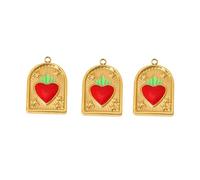 Geavonyg Joyería De Ojos Malvados con Diseño Aceite Goteo para Pulsera Collar Colgantes Accesorios Hechos A Mano Colgante Ojos Malvados
