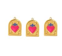Geavonyg Joyería De Ojos Malvados con Diseño Aceite Goteo para Pulsera Collar Colgantes Accesorios Hechos A Mano Colgante Ojos Malvados