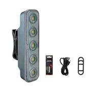 Geavonyg Luz Trasera De Detección Automatizada Resistente Agua Advertencia De Freno Rastro Trasero para Seguridad En Ciclismo Nocturno De Bicicleta Resistente a La Intemperie