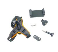 Geavonyg Monte De Casco Motocicleta Múltiples Usos con Diseño Abrazadera Teléfono Compatible para Cámaras Deportivas Y Teléfonos Múltiples Cascos Deportivos Grabar Grabar