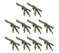 Geavonyg Paquete De 10 Adornos Garras Pájaros Componente Joyería Multifunción para Diferentes Temas Y Ocasiones Especiales Accesorio Decoraciones Vintage