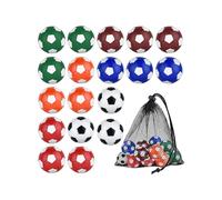 Geavonyg Pelotas De Juego De Oficiales 18 Uds. 32mm Futbolín De De Repuesto Accesorios De Balones De Fútbol Pequeños Pelotas De Futbolín