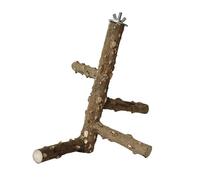 Geavonyg Pimientos Naturales De Sichuan Soporte Madera Seguro para Loros Parques Infantiles Suministro Aficionados A Las Aves Loros Activos Juego Enriquecimiento Aves Y Mascotas