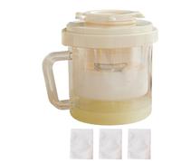 Geavonyg Práctico Filtro para Leche De Frijol Y Queso Coladores Tamiz Cocina para Hacer Frijoles Y Herramienta Profesional Preparación Yogur