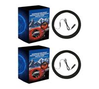 Geavonyg Protector para Volante De Cubiertas De De Microfibra General Transpirables Antideslizantes Accesorios para Volantes Cubierta De De Piel De Ciervo