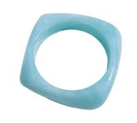 Geavonyg Pulsera De Resina Gruesa Color Cuadrado Color Accesorios Brazalete Irregular Declaración Joyería para Mujeres Brazalete Geométrico Gran Tamaño