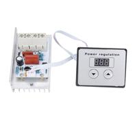 Geavonyg Regulador De Voltaje Digital SCR 10000 W AC220 V Atenuador Controlado por Velocidad Ajustador Electrónico para Termostato Motor Regulador Ajustable