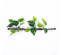 Geavonyg Reptilios Artificiales Planta para Escalar Escondites Terrarium Jungle Jungle Falso Vina Hábitat Ornamentos De Rama Artificial Reptilios Decoraciones