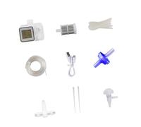 Geavonyg Sistemas Automáticos De Riego Plantas Temporizador LCD Programable Caudal Ajustable Solución Riego por Goteo para Exteriores Oficina Temporizador Agua Jardín