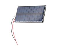 Geavonyg Solar Plate Cell with Wire 5V 120mA 0.8W Small Cell Module Polysilicon Board Charging Panel Portable Portable with Wire