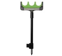 Geavonyg Soporte para Caña De Pescar con 3/5/6 Agujeros Enchufe Tierra con Banda Cabeza Apoyo Caña Aparejos Pesca Portátiles