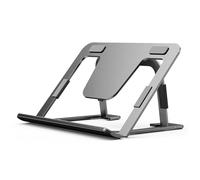 Geavonyg Soporte para Computadora Portátil Tableta De Aleación Aluminio Ajustable Radiador Portátil 7-13 Pulgadas Ángulo Ajustable Aluminio Delgado Plegable