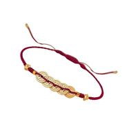 Geavonyg Tobillera Anudada Ajustable Elegante Que Promueve Símbolo De Riqueza Tradicional Pulsera Cuerda Trenzada para Riqueza del Partido Y Brazalete Cuerda Prosperidad