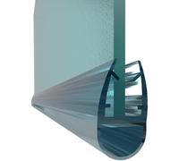 GEB Junta Inferior para Puerta de Ducha Tubular con Funda de Varita de 1 m, incoloro, en Bas 1m, Lèvre Rond
