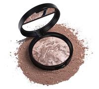 Gebackener Puder Blusher - Pinsel erleichtert die Demi Matte Finish | aufzuhellen oder zu Gebackenes Fixierpuder | Konturierungspuder für ein frisches Aussehen