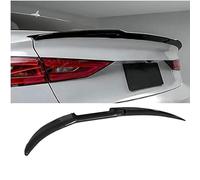 GEBBEM Alerón Trasero del Coche para Audi A4 B9 Sedan Limousine 2015-2023 2024, Exteriores Maletero Trasero Spoiler Wing, Coche Modificación Accesorios,Bright Black