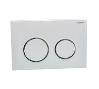 Geberit 115.240.KJ.1 Pulsador, Blanco/Cromado