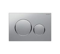 Placa Geberit Sigma20 Rociado Brillante / Cromosatinado Doble Botón | 115.8