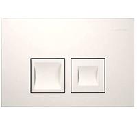 Geberit 115135111 Delta 50 - Pulsador de incendios (2 tipos de descarga), color blanco