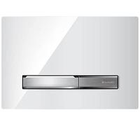 Geberit 115788112 Sigma 50 - Pulsador para cisterna (2 cantidades de cisterna, pulsador delantero, color blanco alpino para cisterna UP)