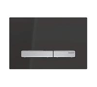 Geberit Sigma50 placas de accionamiento para doble descarga, 115788DW2, Color: negro intenso RAL 9005 - CM