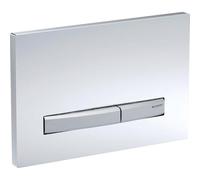 Geberit Sigma50 placas de accionamiento para doble descarga, 115788SD2, Color: Espejo de cristal ahumado - CM