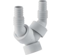 Geberit 152.767.11.1 portagomma a codo doble para lavadora