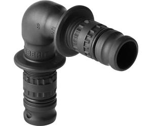 Geberit 621.271.00.5 Mepla codo intermedio a presión 90 grados, gris