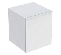 Geberit Acanto armario lateral, 1 cajón y 1 cajón interior, 452x520x475mm, 503010013, Color: Carcasa y frontal: blanco / mate, tirador: blanco / mate - CM