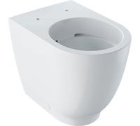 Geberit Acanto Inodoro de pie, sin borde, 4,5/6L, 500.602.01.8, Color: Blanco, con KeraTect