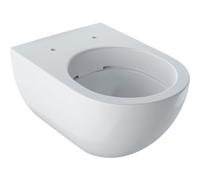 Geberit Acanto Inodoro suspendido cisterna lavabo, sin borde, 4,5/6L, 500.600.01.8, Color: Blanco, con KeraTect