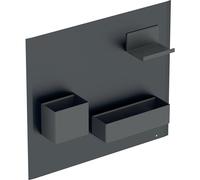 Geberit Acanto juego magnético de pared 500649, 499x388x75mm, 500.649.16.1, Color: Negro Mate