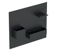 Geberit Acanto juego magnético de pared 500649, 499x388x75mm, 500.649.JK.2, Color: Negro Mate